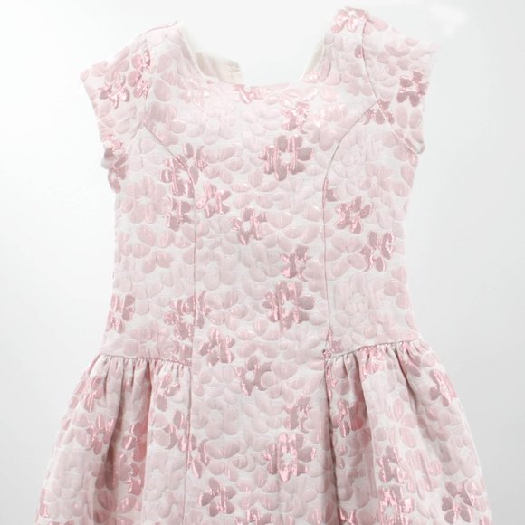 Bonnie Jean Other - Little Girls Bow-Back Brocade Dress